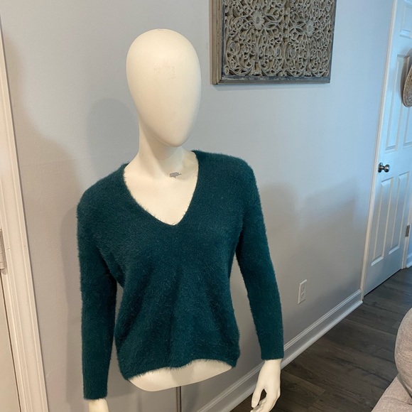 Altar'd State Sweaters - 🤩 Altar’d State Teal Soft V-neck Sweater Small